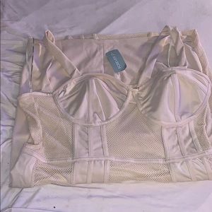 Plus Size Nude Dress